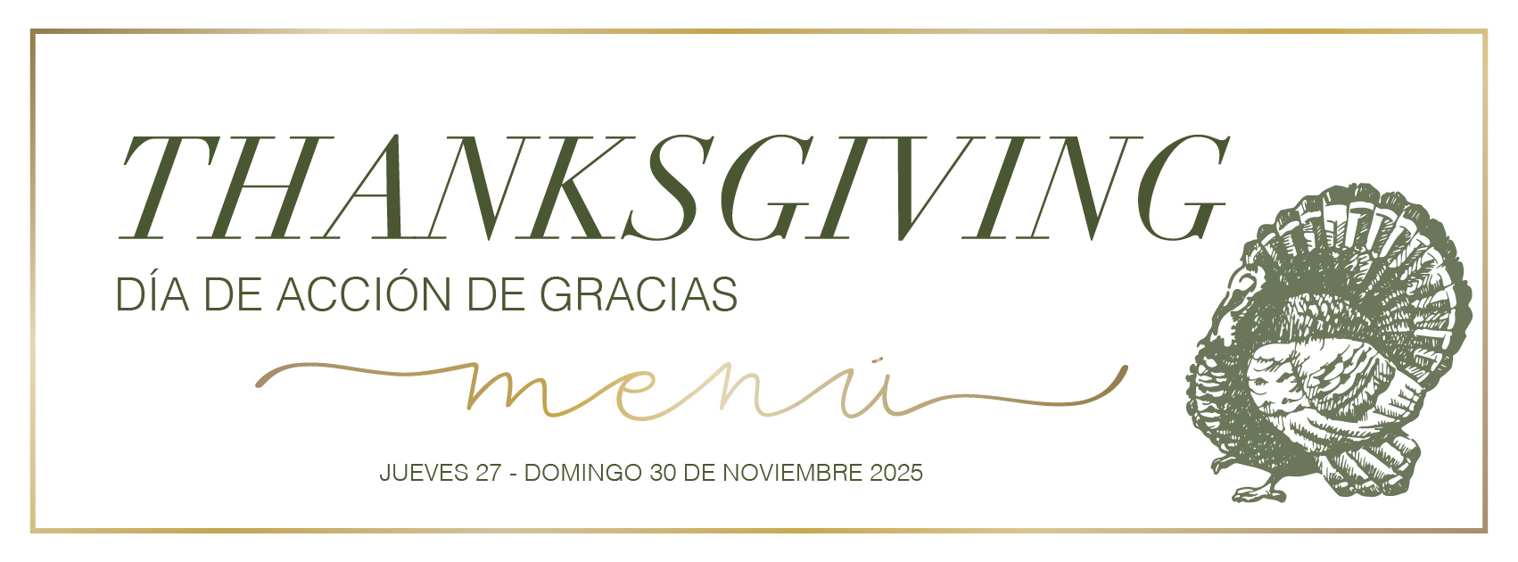 Las Casas B+B Hotel | Thanksgiving en HOUSE Restaurante